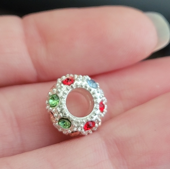 Zales Multi-Color Crystal Charm | Pandora-Style Sparkling Charm - Picture 6 of 10